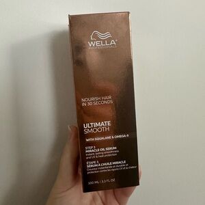 Wella Professionals *UNUSED NEW* Ultimate Smooth Miracle Oil Serum 3.3 Fl oz